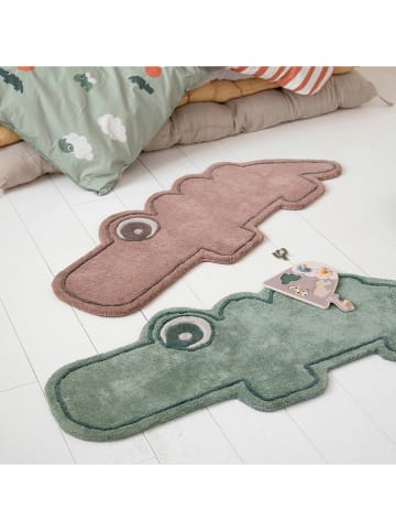 done by deer Kinderzimmer-Teppich "Croco" in Rosa - (L)110 x (B)46 cm
