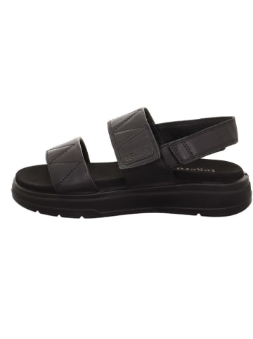 Legero Skórzane sandały "Sunwalker" w kolorze czarnym