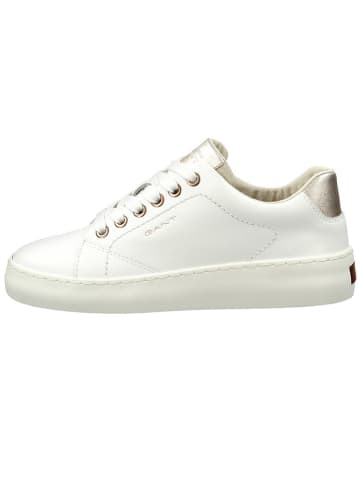 GANT Footwear Leren sneakers "Lawill" wit/lichtroze/goudkleurig