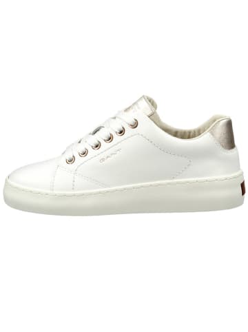 GANT Footwear Skórzane sneakersy "Lawill" w kolorze złoto-biało-jasnoróżowym