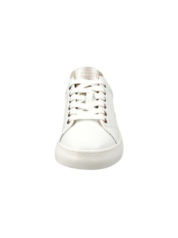 GANT Footwear Leren sneakers "Lawill" wit/lichtroze/goudkleurig