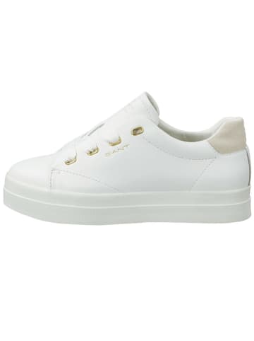 GANT Footwear Leder-Sneakers "Avona" in Weiß in Weiß