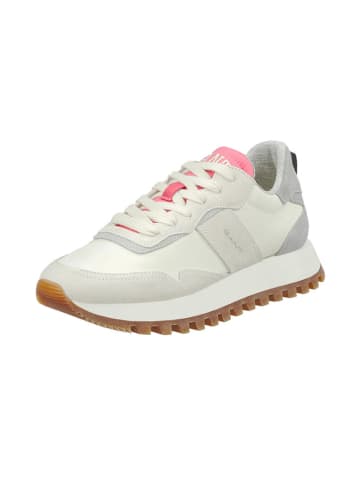GANT Footwear Skórzane sneakersy "Caffay" w kolorze biało-szarym