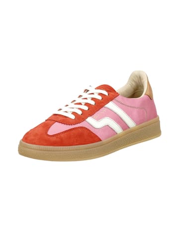GANT Footwear Leder-Sneakers "Cuzima" in Rot/ Rosa in Rot/ Rosa