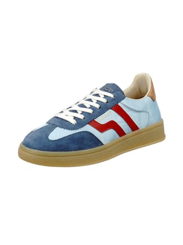 GANT Footwear Leder-Sneakers "Cuzima" in Blau/ Hellblau in Blau/ Hellblau
