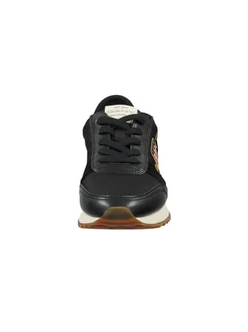 GANT Footwear Skórzane sneakersy "Beja" w kolorze czarnym
