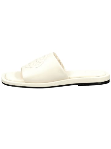 GANT Footwear Skórzane klapki "Khiara" w kolorze białym