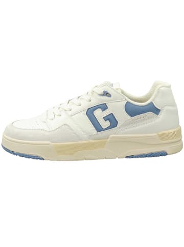 GANT Footwear Skórzane sneakersy "Brookpal" w kolorze biało-błękitnym
