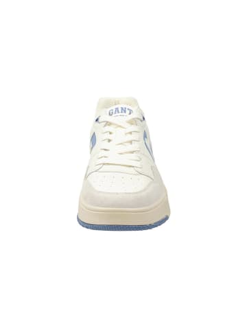 GANT Footwear Leder-Sneakers "Brookpal" in Weiß/ Hellblau