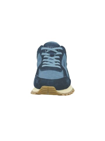 GANT Footwear Leren sneakers "Lucamm" donkerblauw/lichtbruin