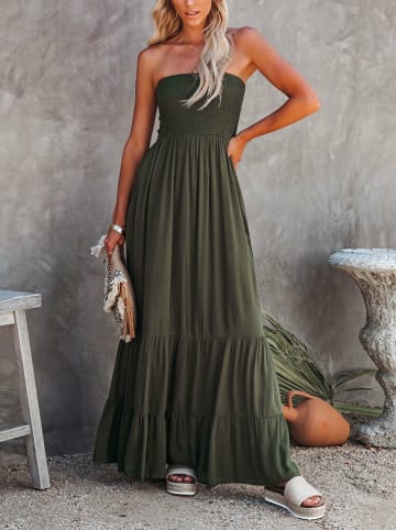Milan Kiss Kleid in Khaki