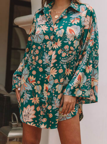 Milan Kiss Kleid in Grün/ Bunt