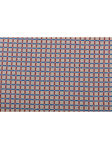 David Fussenegger Flanelldecke "Luca" in Beige/ Blau/ Rot