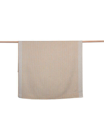 David Fussenegger Flanelldecke "Luca" in Grau/ Hellbraun