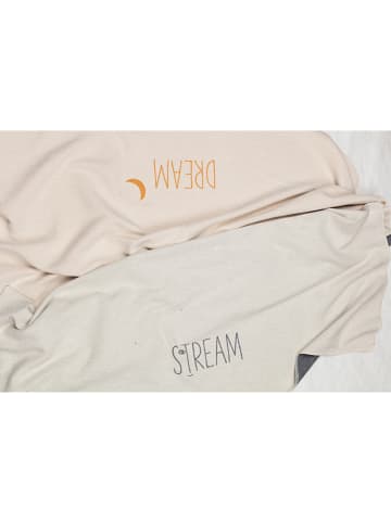 David Fussenegger Flanelldecke "Silvretta" in Creme