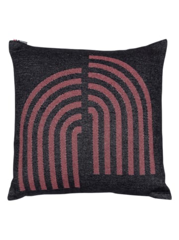 David Fussenegger Kissenhülle "Nova" in Schwarz/ Rot