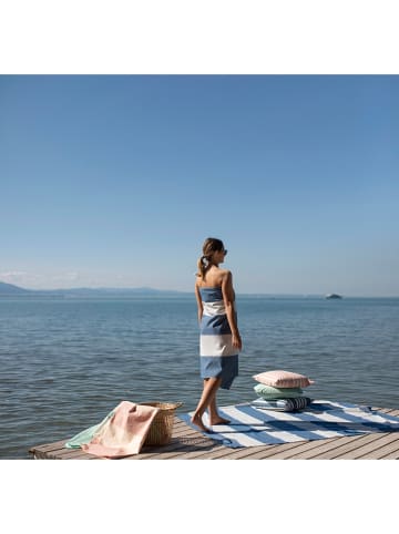 David Fussenegger Strandtuch "Nizza" in Blau/ Weiß