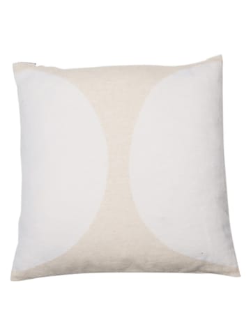David Fussenegger Kussenhoes "Alba" beige/wit