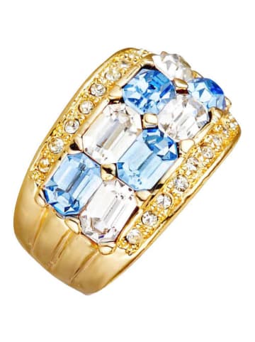 MENTHE À L'O Vergold. Ring mit Kristallen