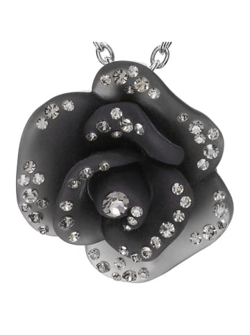 MENTHE À L'O Gecoate ketting met kristallen - (L)45 cm