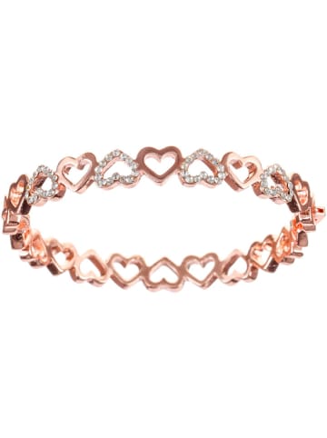MENTHE À L'O Rosé vergulde armband met kristallen
