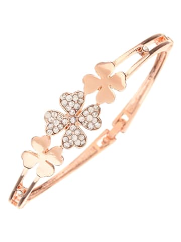 MENTHE À L'O Rosé vergulde armband met kristallen