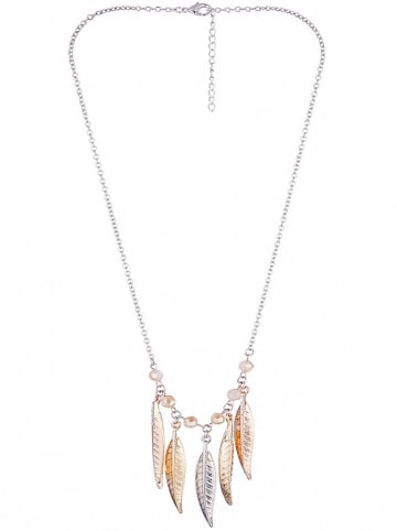 MENTHE À L'O Beschicht. Halskette mit Kristallen - (L)42 cm