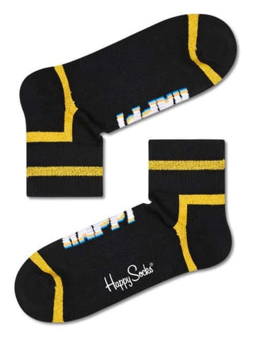 Happy Socks Sokken zwart/geel