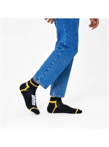 Happy Socks Sokken zwart/geel
