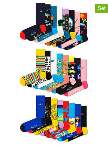 Happy Socks 24-częściowy zestaw prezentowy ze wzorem
