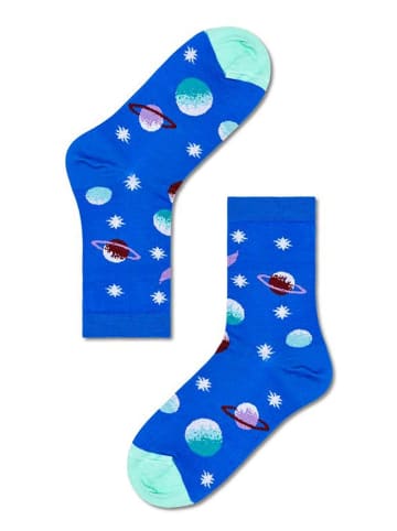 Happy Socks Skarpety "Gianna" w kolorze miętowo-niebieskim