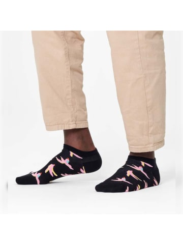 Happy Socks Socken "Banana break" in Schwarz/ Rosa