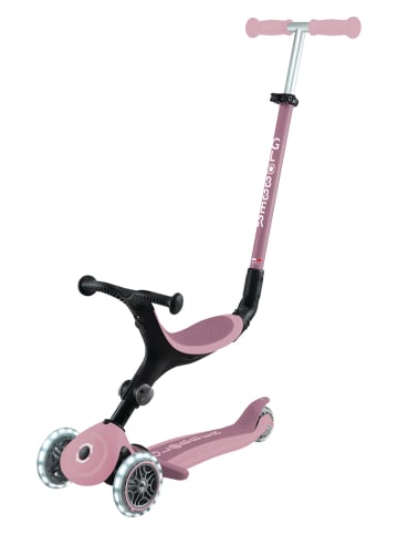 GLOBBER 3in1 Scooter "Globber go up active lights eco" in Rosa - ab 4 Jahren