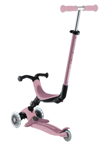 GLOBBER 3in1 Scooter "Globber go up active lights eco" in Rosa - ab 4 Jahren