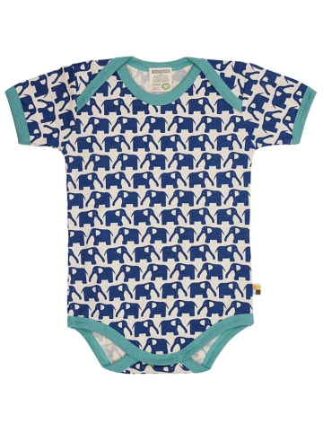 loud + proud Romper "Elefanten" donkerblauw