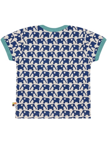 loud + proud Shirt "Olifanten" donkerblauw