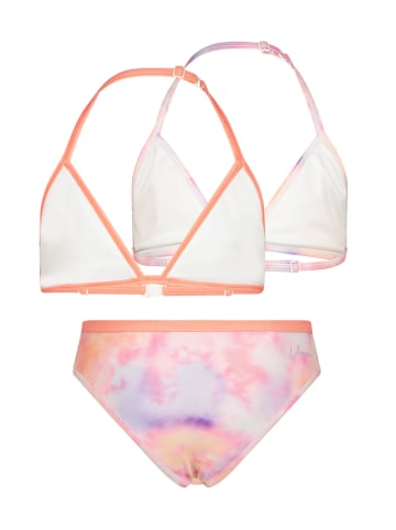 Vingino 3-częściowe bikini "Zamantha" w kolorze lawendowo-jasnoróżowo-pomarańczowym