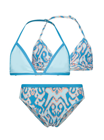 Vingino 3-delige set: bikini "Zamantha" blauw/oranje