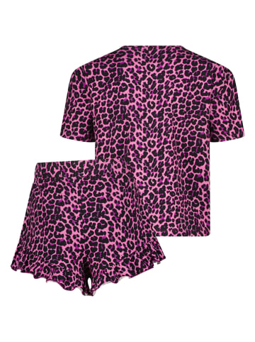 Vingino Pyjama "Waranda" in Pink/ Schwarz