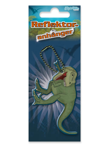 Lutz Mauder Reflektoranhänger "T-Rex" in Grün - ab 3 Jahren
