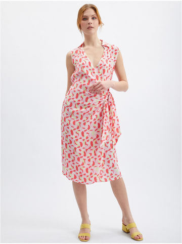 orsay Kleid in Rosa/ Koralle/ Gelb