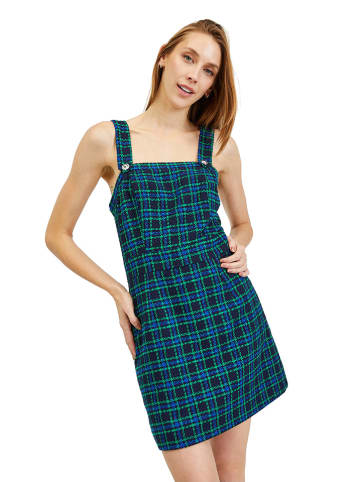 orsay Kleid in Schwarz/ Blau/ Grün