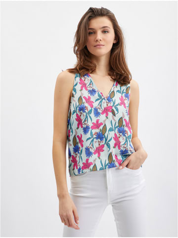 orsay Blousetop lichtblauw/roze