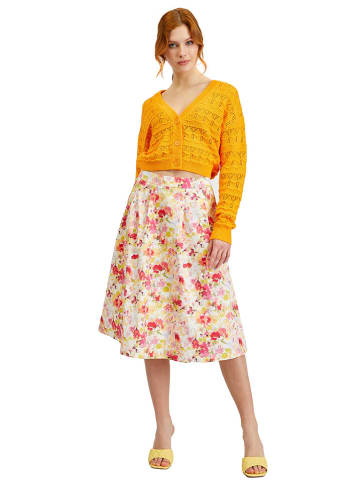 orsay Rok wit/roze/groen