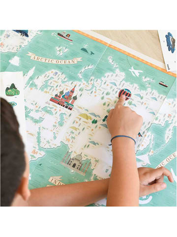 Ploppik Sticker-Lernposter "Weltreise" - ab 7 Jahren