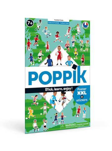 Ploppik Sticker-leerposter "Voetbalclubs" - vanaf 7 jaar