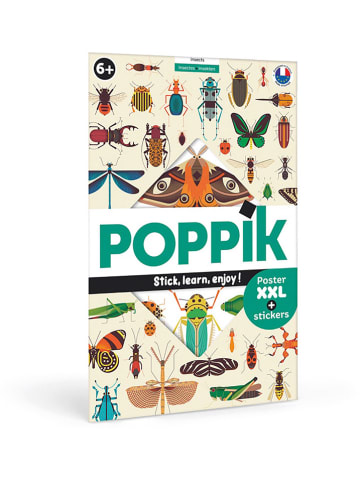 Ploppik Sticker-leerposter "Insecten" - vanaf 6 jaar