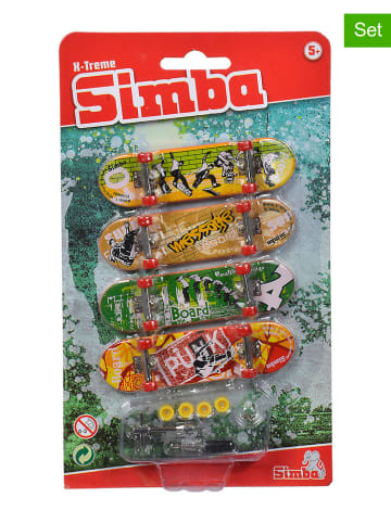 Simba 4er-Set: Finger-Skateboard in Bunt - ab 5 Jahren