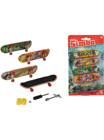 Simba 4er-Set: Finger-Skateboard in Bunt - ab 5 Jahren