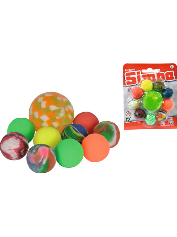 Simba 10-delige set: stuiterballen meerkleurig - vanaf 3 jaar